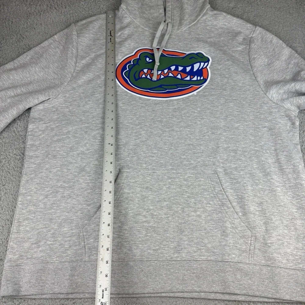 Fanatics Florida Gators Pullover Hoodie Men's 3XL Drawstrings Kangaroo Gray NWT